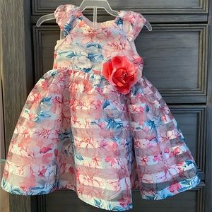 Rare Editions Spring Easter party dress 12M